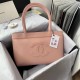 Chanel Vintage CC Open Tote Caviar East West Pink For Women, Women’s Bags 14.5in/36.9cm