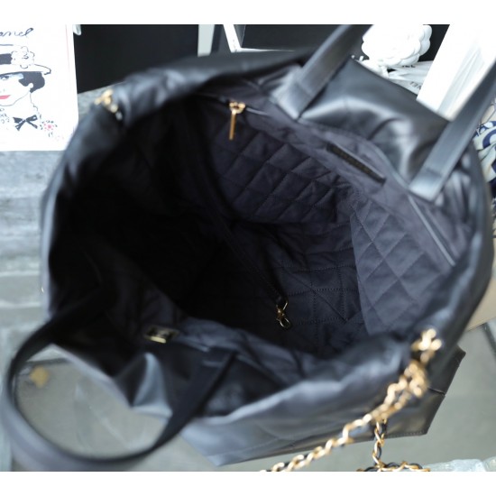 Chanel Large CHANEL 22 Backpack Black For Women, Women’s Bags 19.9in/51cm AS3313 B08037 NH627