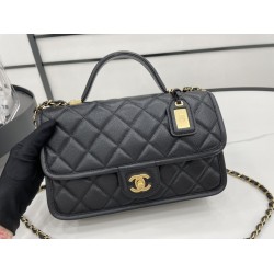 Chanel AS3653 22K Bag Black For Women, Women’s Bags 9.8in/25cm