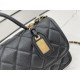 Chanel AS3653 22K Bag Black For Women, Women’s Bags 9.8in/25cm