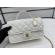 Chanel AS3653 22K Bag White For Women, Women’s Bags 9.8in/25cm