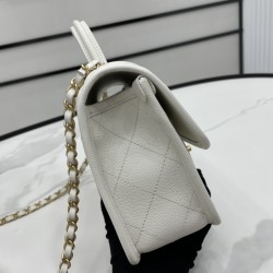 Chanel AS3653 22K Bag White For Women, Women’s Bags 9.8in/25cm