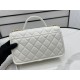 Chanel AS3653 22K Bag White For Women, Women’s Bags 9.8in/25cm