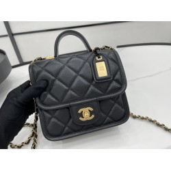 Chanel 22K Flap Bag Black For Women, Women’s Bags 8.1in/20.5cm