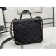 Chanel 22K Flap Bag Black For Women, Women’s Bags 8.1in/20.5cm