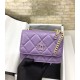 Chanel Spring And Summer 22C Violet For Women, Women’s Bags 6.1in/15.5cm