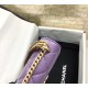 Chanel Spring And Summer 22C Violet For Women, Women’s Bags 6.1in/15.5cm