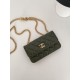 Chanel Wallet With Strap Dark Green For Women, Women’s Bags 6.7in/17cm