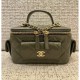 Chanel Vanity Bag With Strap Dark Green For Women, Women’s Bags 6.6in/17cm