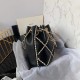 Chanel 21 Handbag Black For Women, Women’s Bags 8.6in/22cm