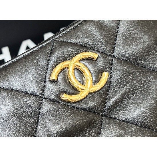 Chanel Maxium Old Hobo Bag Black For Women, Women’s Bags 14.4in/37cm AS3488 B08857 94305