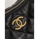 Chanel Maxi Hobo Bag Black For Women, Women’s Bags 13.7in/35cm AS3488 B08857 94305