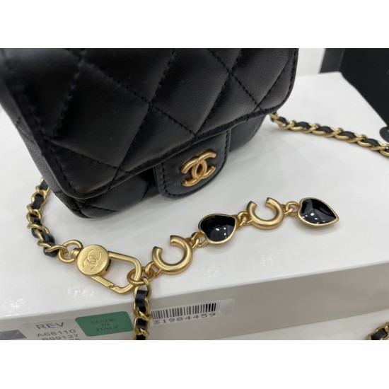 Chanel Mini Flap Bag Black For Women, Women’s Bags 3.5in/9cm