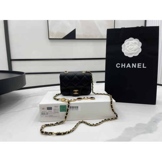 Chanel Mini Flap Bag Black For Women, Women’s Bags 3.5in/9cm