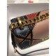 Dior Diorama Bag In Multi-coloured Patchwork