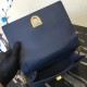 Dior Diorama Bag In Blue Studded Lambskin