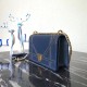 Dior Diorama Bag In Blue Studded Lambskin