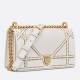 Dior Diorama Bag In White Studded Lambskin