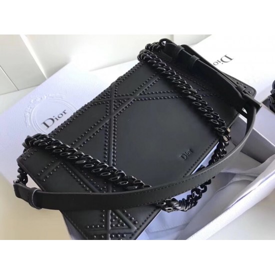 Dior Studded Diorama Ultra Matt So Black Bag