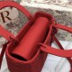 Dior Medium Lady Dior Bag In Cherry Ultra Matte Calfskin