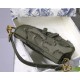 Dior Saddle Bag In Green Camouflage Canvas