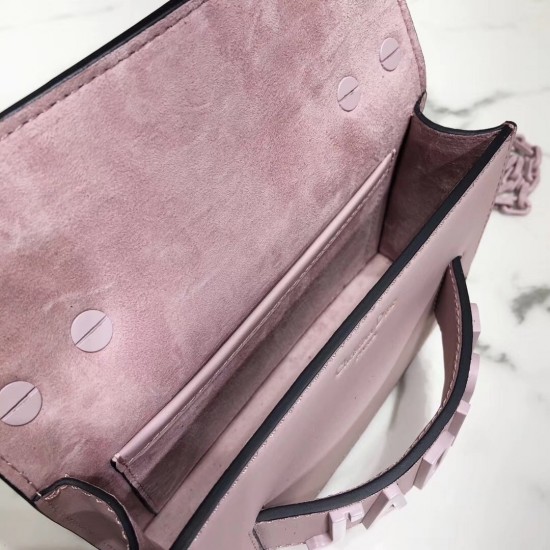 Dior Mini J'Adior Bag In Pink Ultra Matte Calfskin