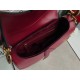 Dior Saddle Bag In Red Calfskin