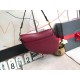 Dior Saddle Bag In Red Calfskin