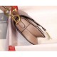 Dior Mini Saddle Bag In Nude Calfskin