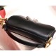 Dior Mini Saddle Bag In Black Calfskin