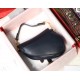 Dior Mini Saddle Bag In Blue Calfskin