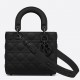 Dior Lady Dior My ABCDior Bag In Black Ultramatte Calfskin