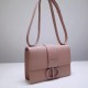 Dior 30 Montaigne Bag In Blush Matte Grained Calfskin