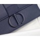 Dior 30 Montaigne Bag In Indigo Blue Matte Grained Calfskin