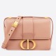 Dior 30 Montaigne Shoulder Bag In Pale Pink Calfskin