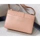 Dior 30 Montaigne Shoulder Bag In Pale Pink Calfskin