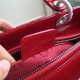 Dior Medium Lady Dior Bag In Red Patent Leather