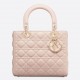 Dior Medium Lady Dior Bag In Pink Lambskin