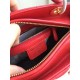 Dior Medium Lady Dior Bag In Red Lambskin