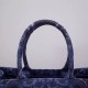 Dior Book Tote Bag In Blue KaleiDiorscopic Canvas