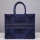 Dior Book Tote Bag In Blue KaleiDiorscopic Canvas