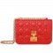 Dior Small Dioraddict Flap Bag In Cherry Lambskin