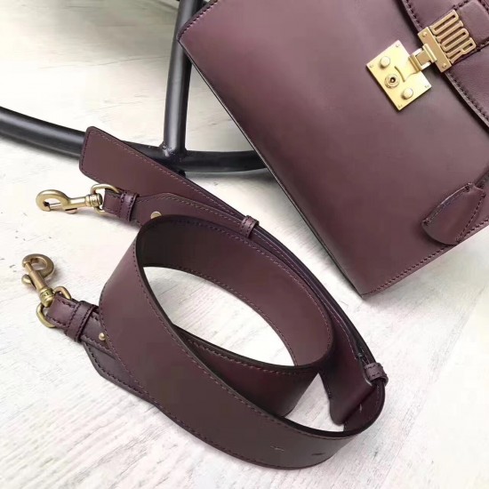 Dior DiorAddict Tote Bag In Bordeaux Calfskin