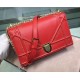 Dior Diorama Bag In Red Eyelets Lambskin