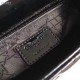 Dior Mini Lady Dior Bag In Black Patent Calfskin