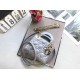 Dior Mini Lady Dior Bag In Grey Pearly Lambskin