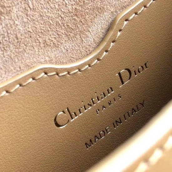 Dior Small Bobby Bag In Camel Calfskin