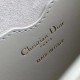 Dior Medium Bobby Bag In White Calfskin