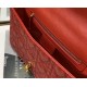 Dior Medium Dioramour Caro Red Bag with Heart Motif