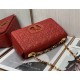 Dior Medium Dioramour Caro Red Bag with Heart Motif